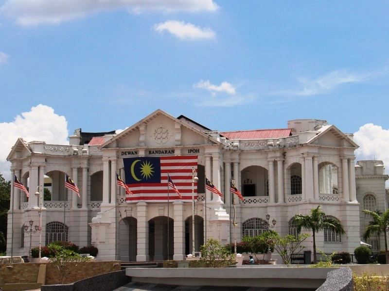 Koloniales Gebäude in Ipoh