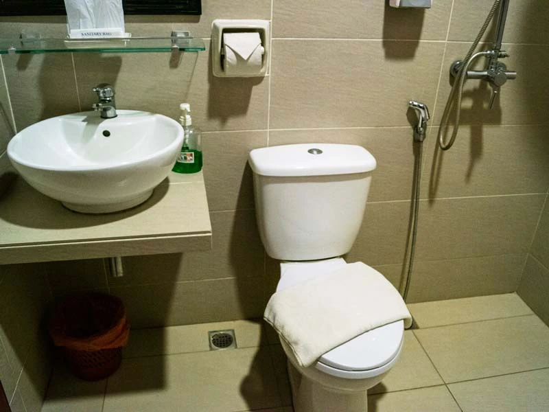 Ihr Bad in der Tabin Lodge, Borneo