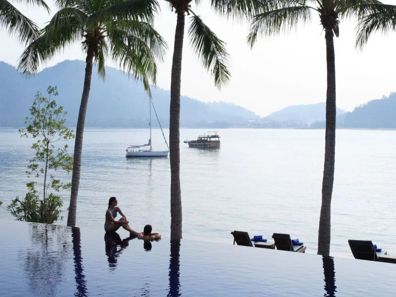 Pool auf Pangkor Laut in Malaysia