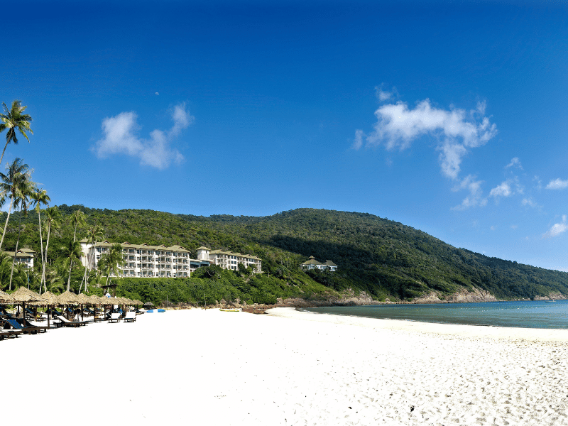 Privater Strand auf Pulau Redang in Malaysia