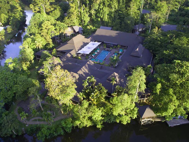 Resort im Mulu Nationalpark, Borneo