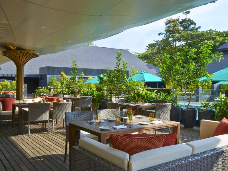 Terrasse im Mulu Nationalpark, Borneo