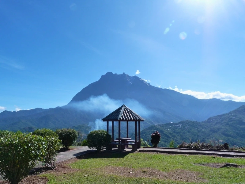 Resthouse auf dem Mount Kinabalu, Borneo