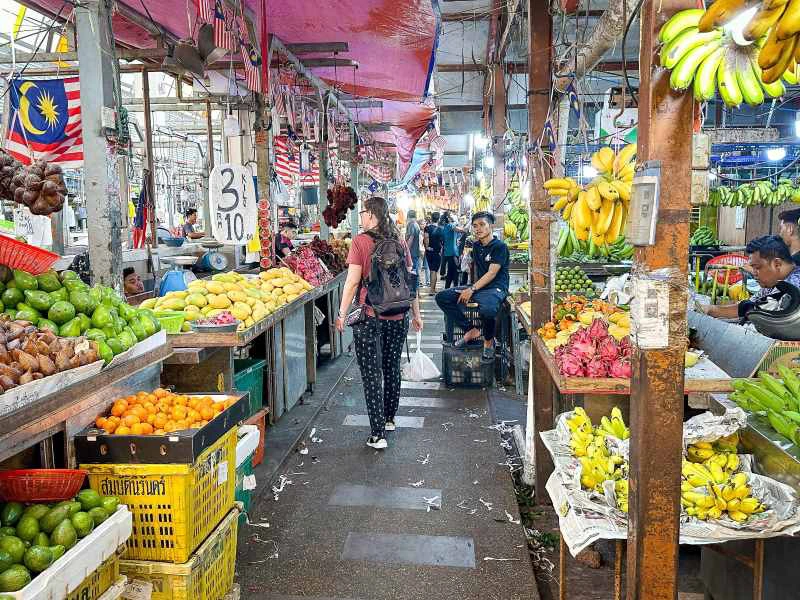 Markt in Kuala Lumpur