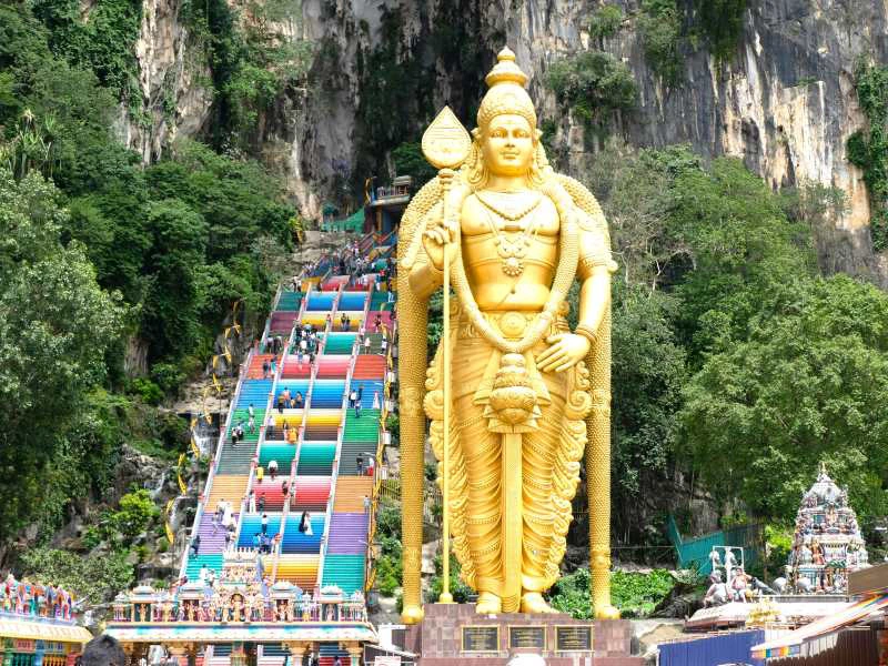 Batu Caves Statue in Malaysia