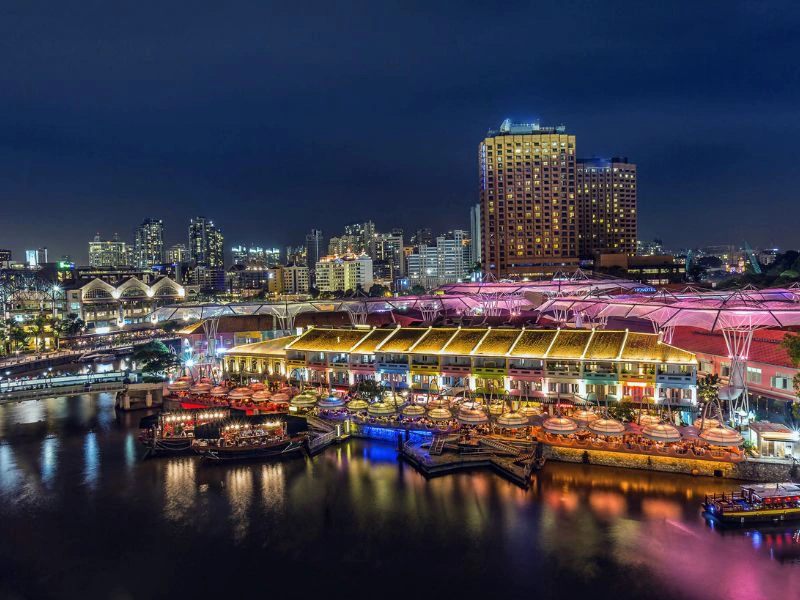 Clarke Quay in Singapur