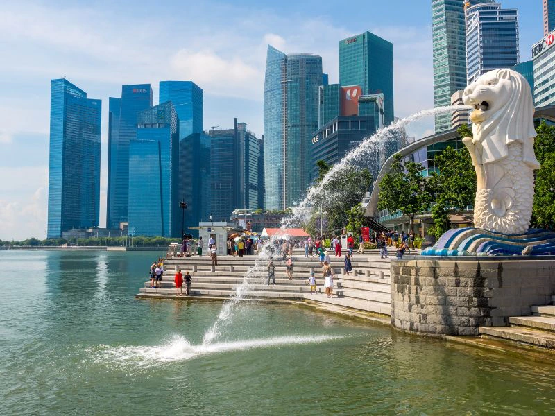 Merlion Park in Singapur