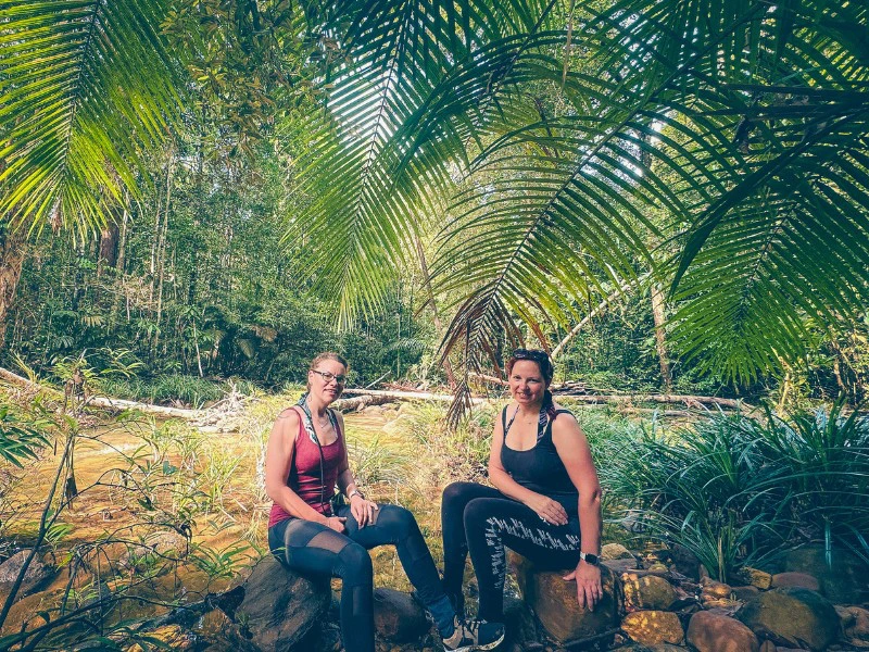 Wandern im Endau Rompin Nationalpark, Malaysia