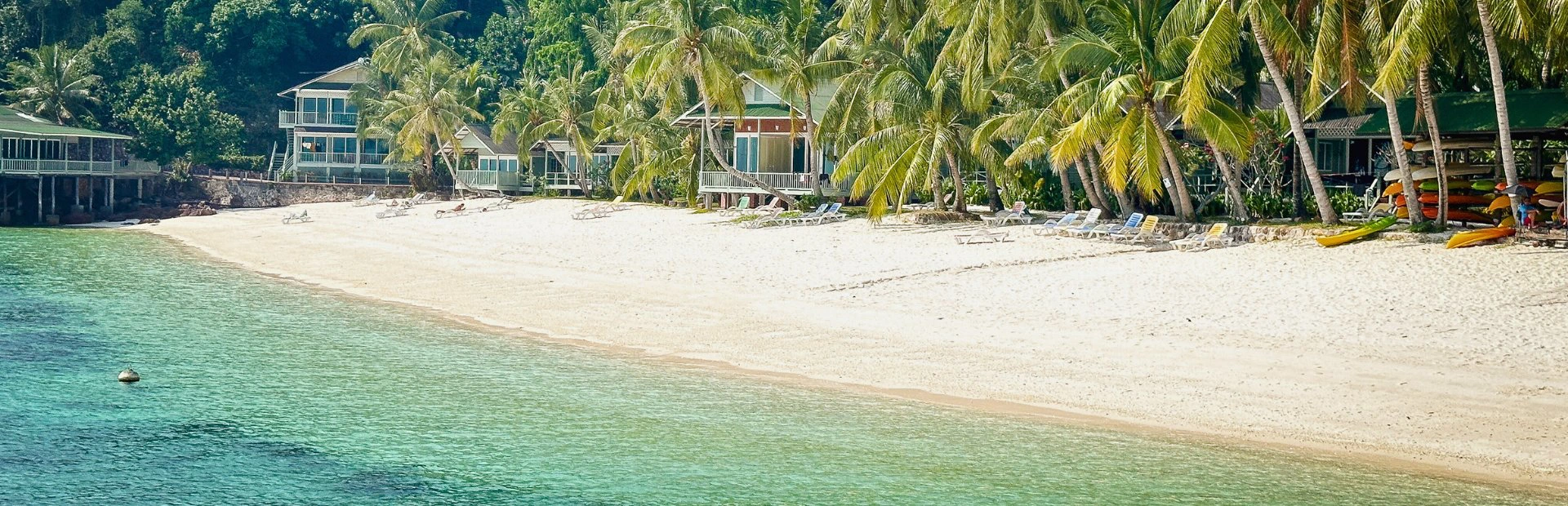 Strand auf Rawa Island, Malaysia