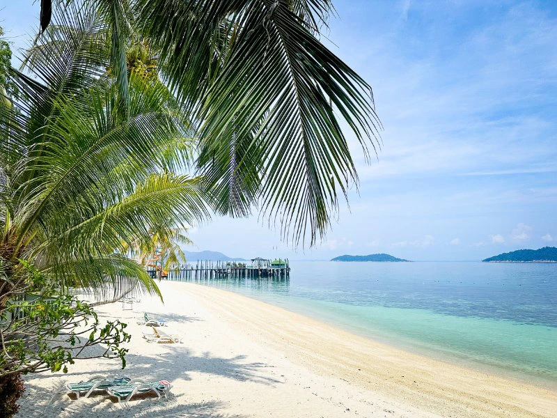 Strand auf Rawa Island, Malaysia