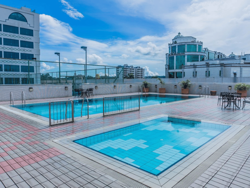 Pool im Hotel in Brunei