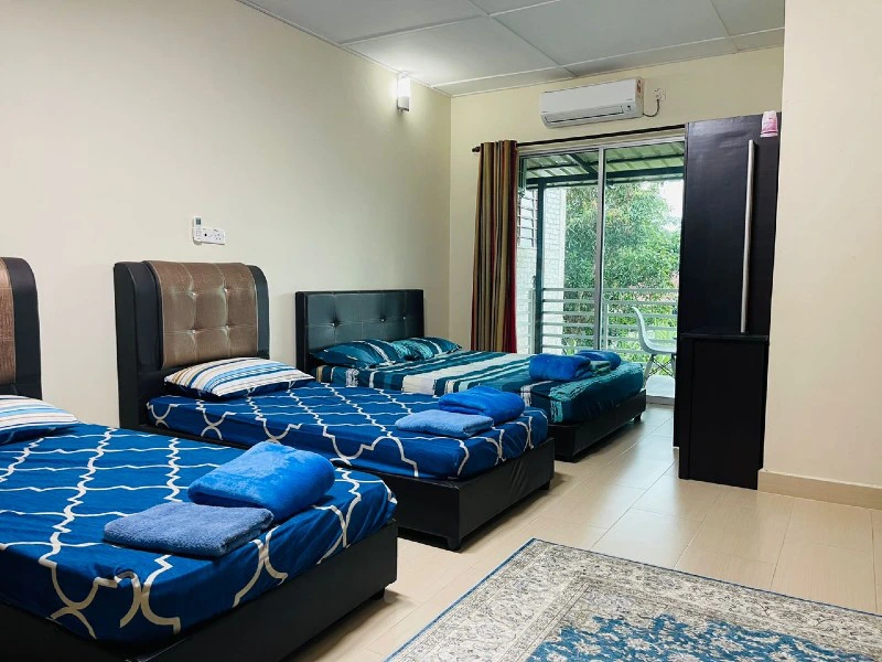 Zimmer in der Pension in Merapoh, Malaysia