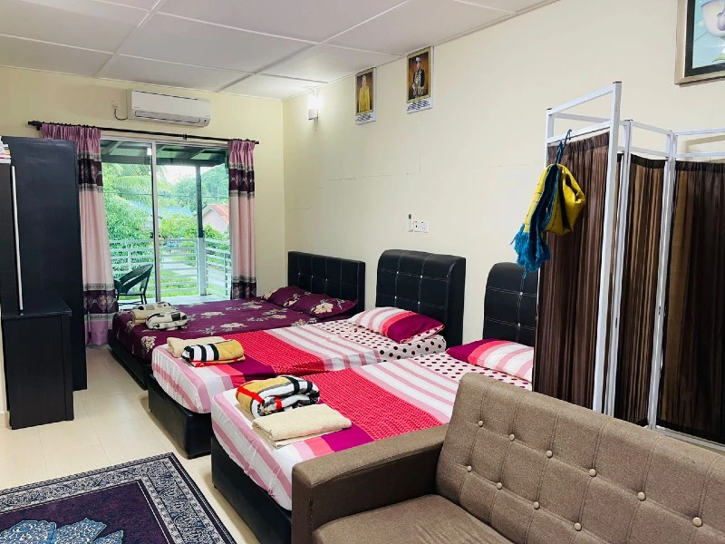 Zimmer in der Pension in Merapoh, Malaysia
