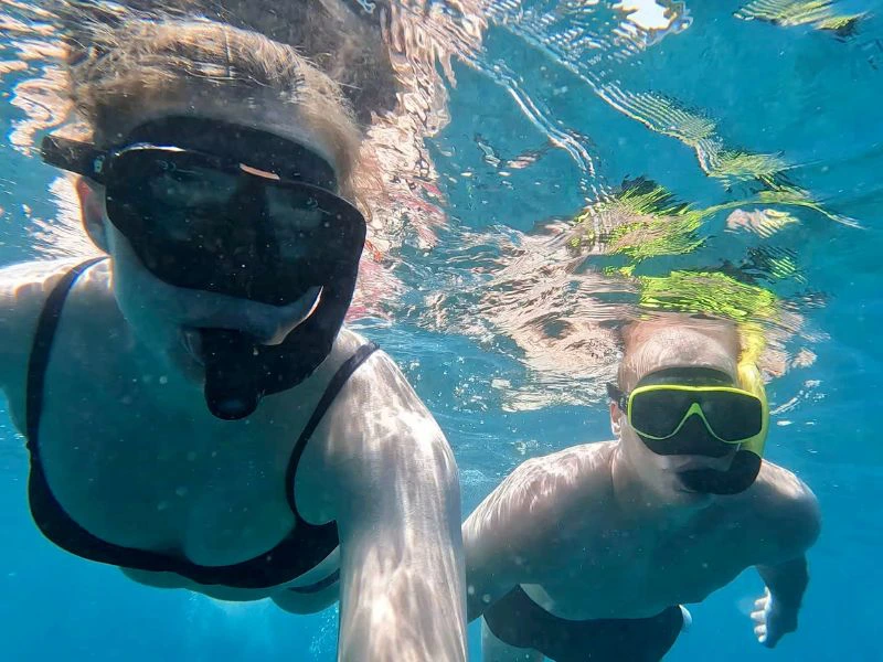 Schnorcheln auf Manukan Island auf Borneo