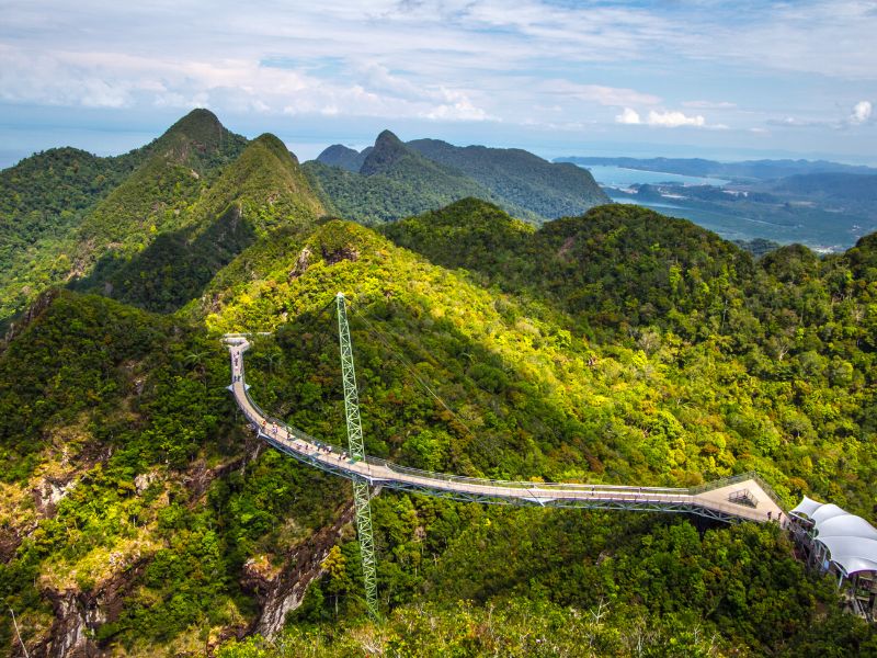 Skybridge auf Langkawi in Malaysia