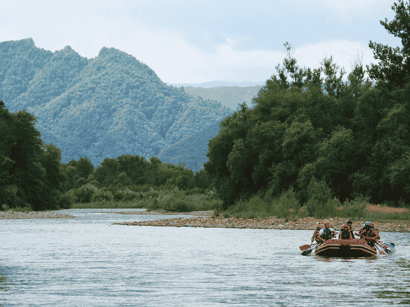 Rafting auf Borneo
