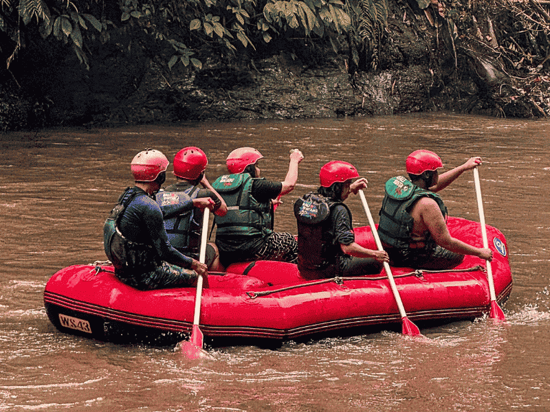 Rafting auf Borneo