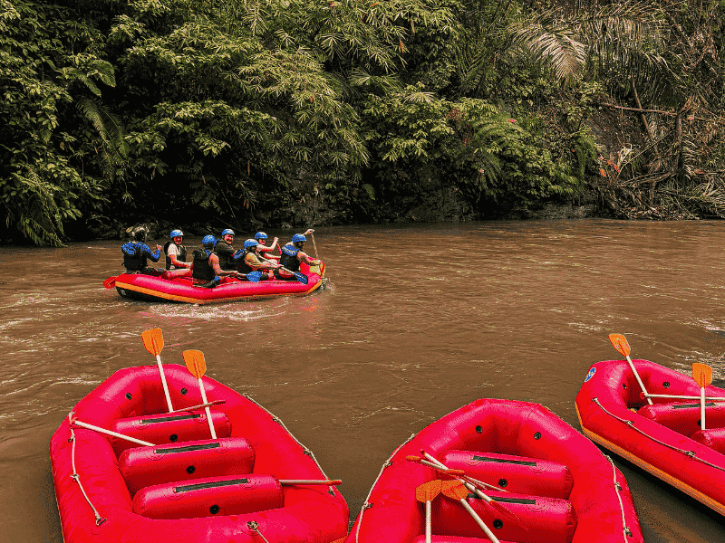 Rafting auf Borneo