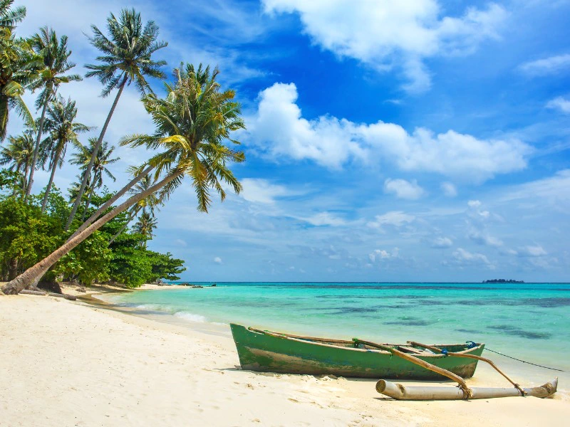 Strand auf Java in Indonesien