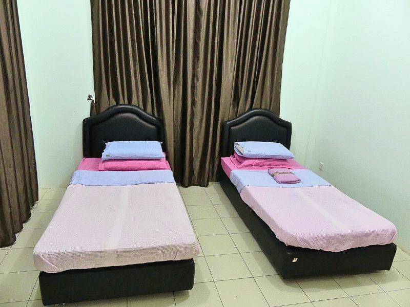 Zimmer der Safari-Lodge im Deramakot Forest Reserve, Borneo