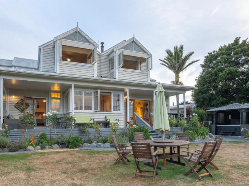 Außenansicht der Unterkunft in Kaikoura