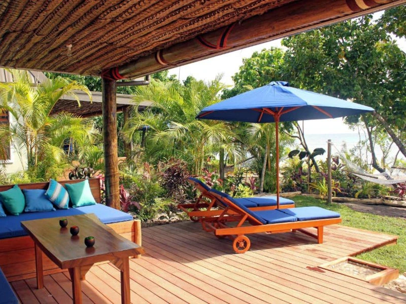 Gemütliche Sitzlounge in der Unterkunft, Fidschis