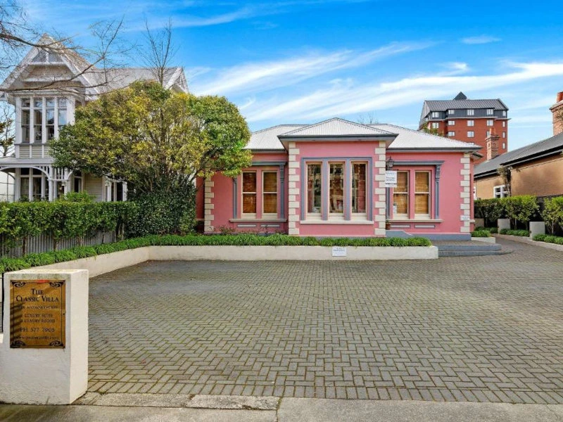 Außenansicht des B&B in Christchurch, Neuseeland