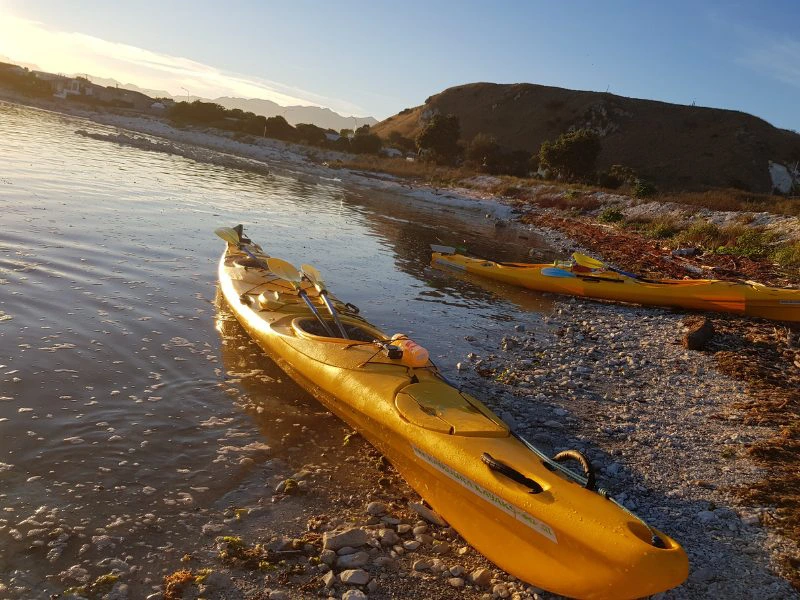 neuseeland Kaikoura Kanu Küste Sonne