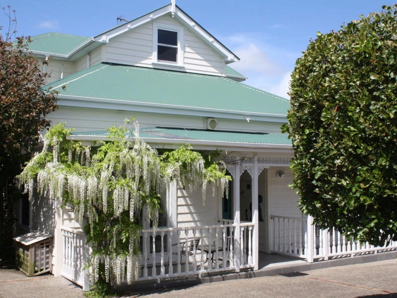 Außenansicht der Unterkunft in Auckland, Neuseeland