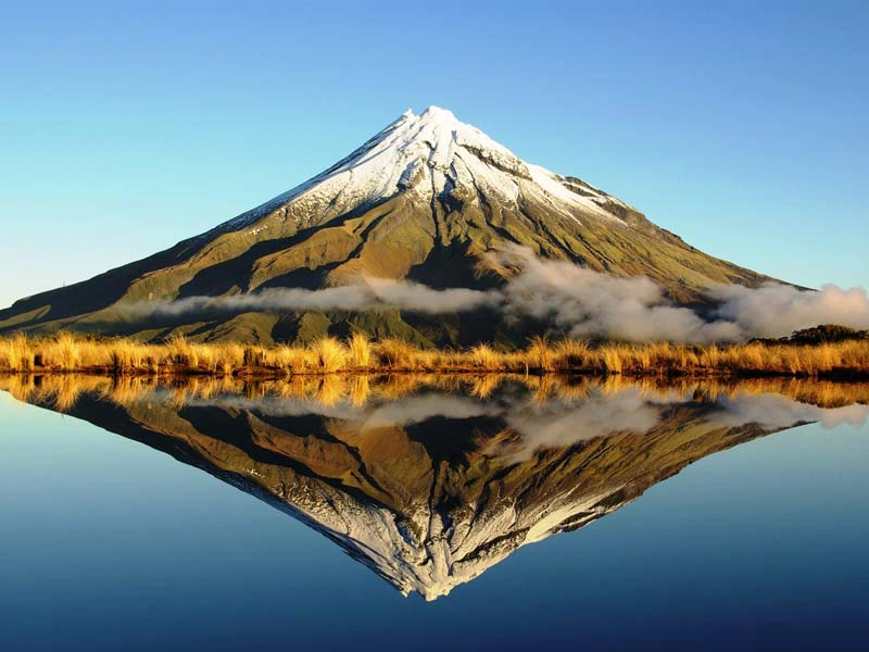 Neuseeland Mount Taranaki See