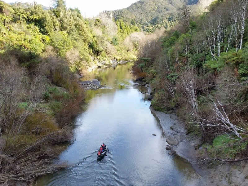 Kajak in Nieuw-Zeeland