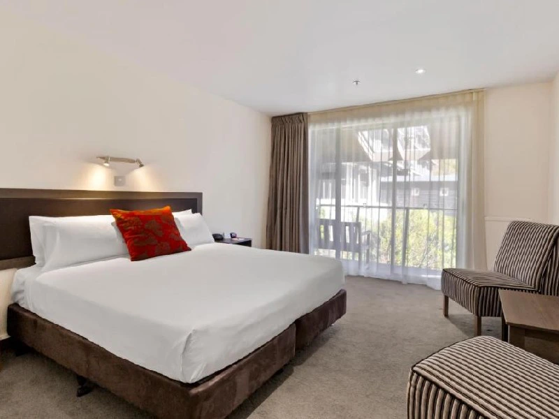Helles Hotelzimmer am Mount Cook in Neuseeland