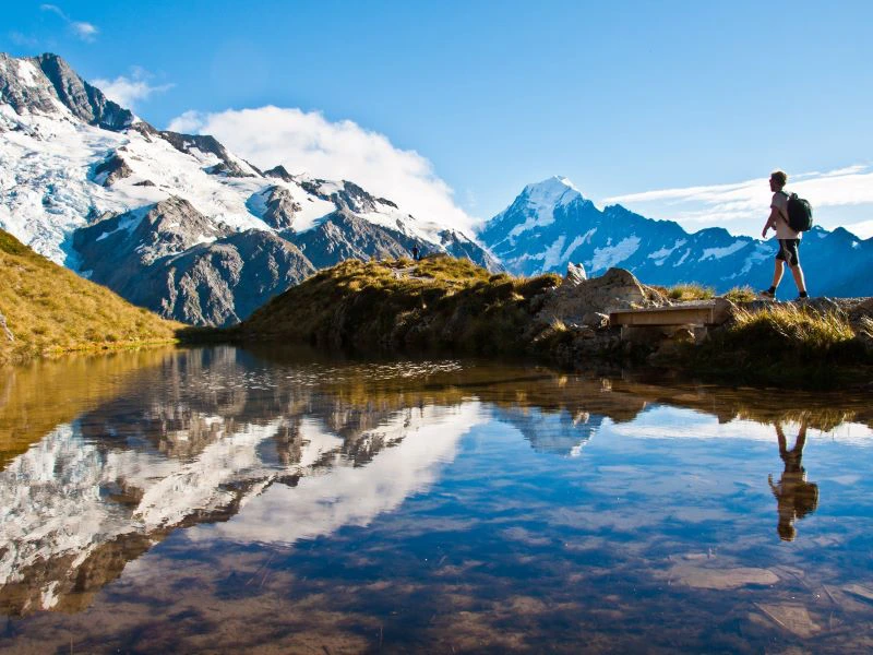 Wandern am Mount Cook