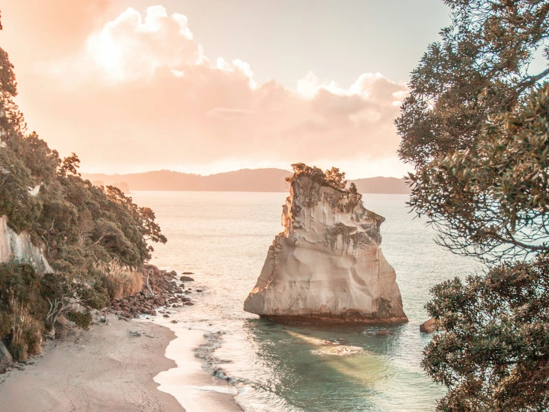 Cathedral Cove in neuseeland