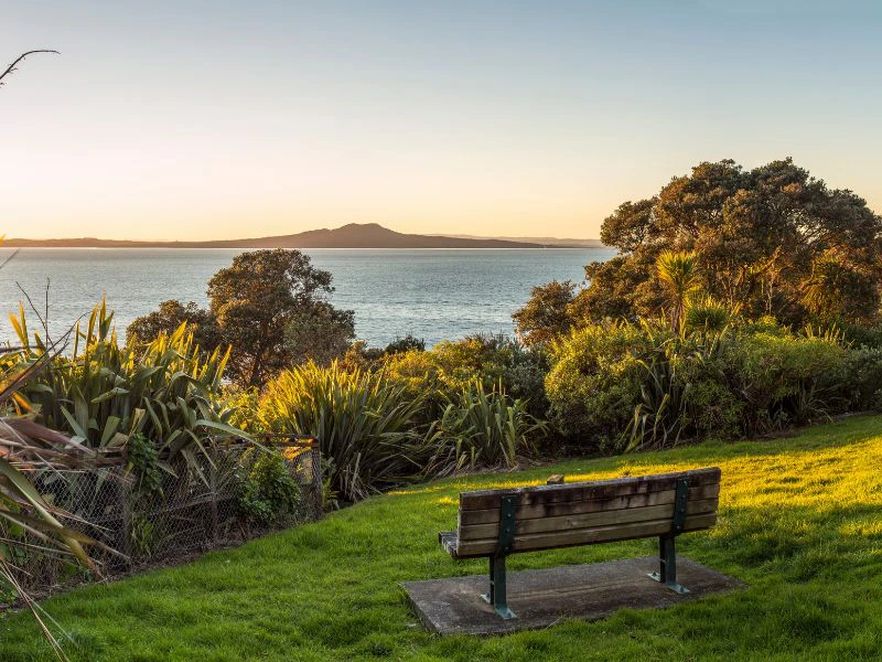 Ausblick auf Rangitoto Island