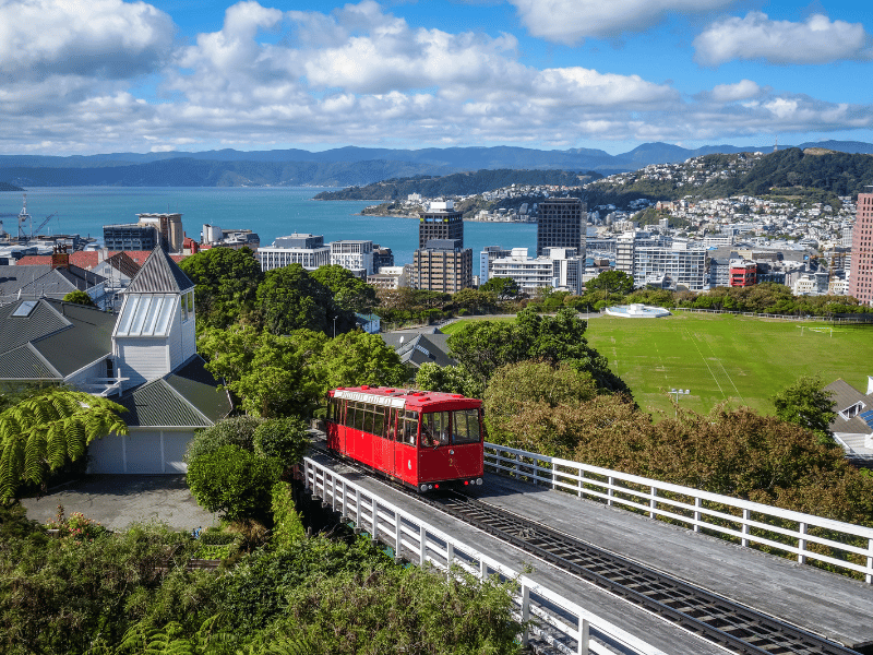Cabel Car über Wellington