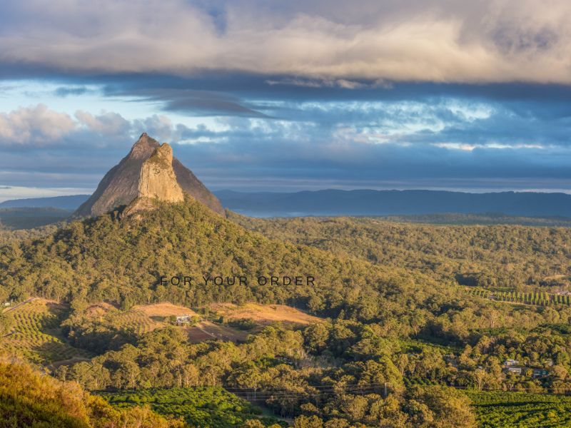 Glasshouse Mountains Aussicht