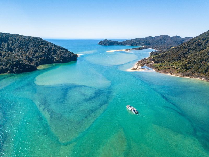 Aussicht auf den Abel Tasman NP