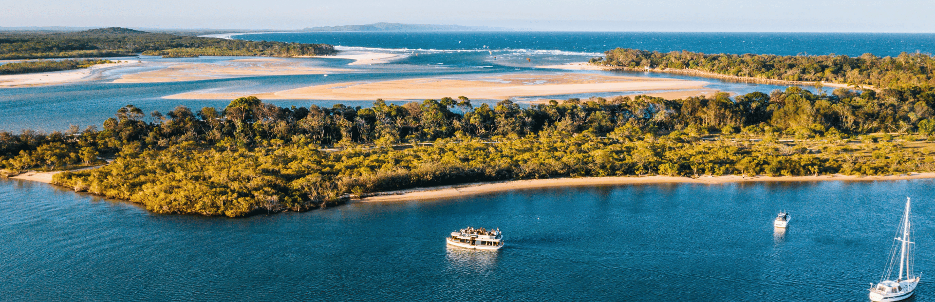 Blick auf Noosa in Australien