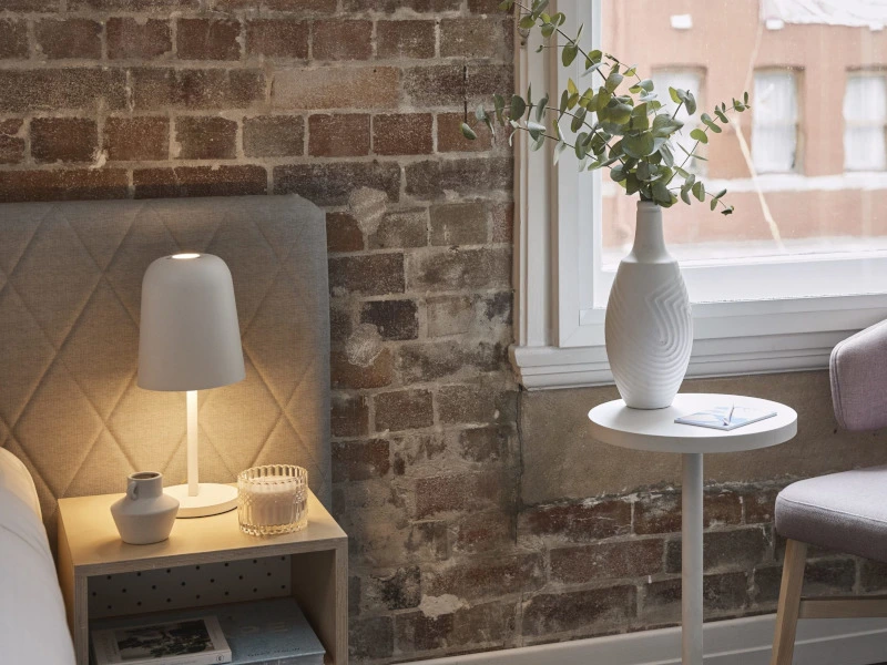 Hotelzimmer im industrial Look in Sydney, Australien