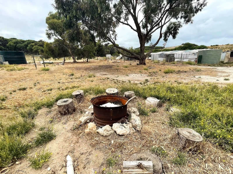 Lagerfeuer vom Campingplatz auf Kangaroo Island, Australien