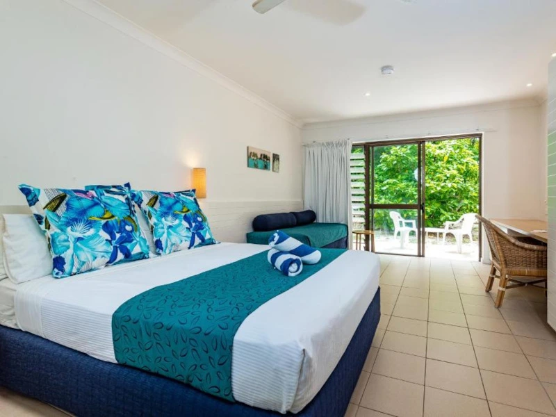 Gemütliches Hotelzimmer auf Heron Island in Australien
