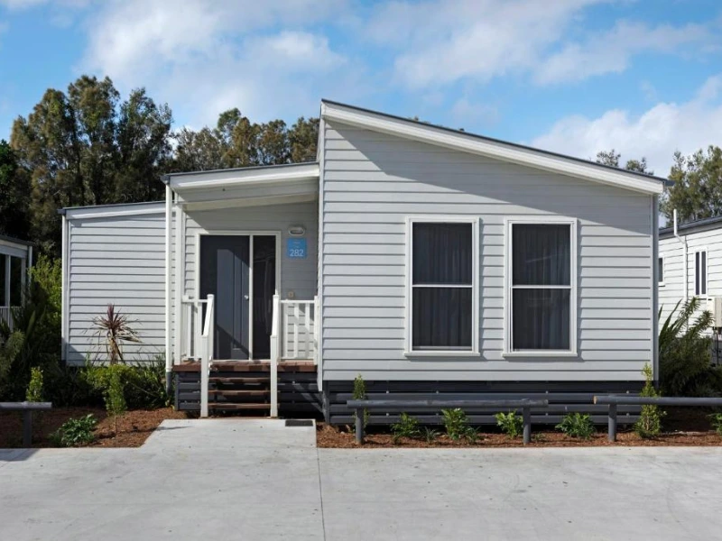 Außenansicht der Cabin an der Byron Bay in Australien