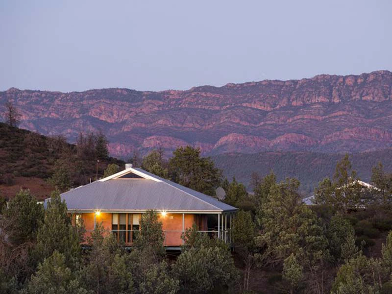 Flinders Range Villa versteckt zwischen Bäumen