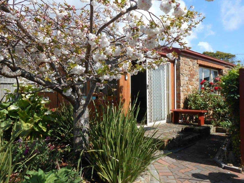 Außenansicht Unterkunft in Bicheno, Tasmanien, Australien