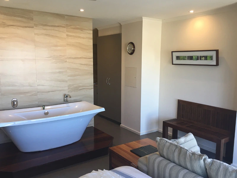 Blick in Hotelzimmer in Apollo Bay, Australien