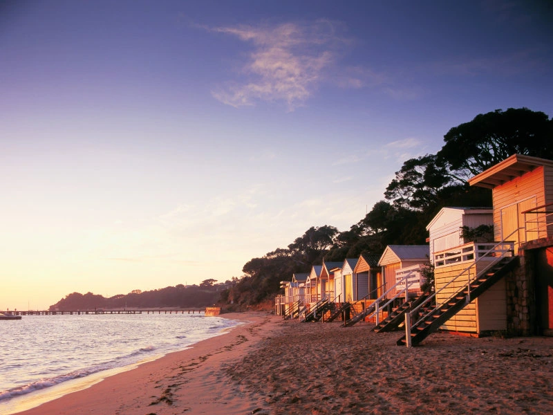 Strand auf der Halbinsel Mornington Peninsula, Australien