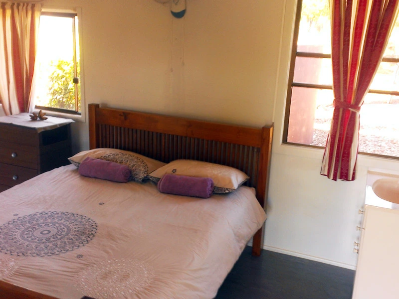Gemütliches Schlafzimmer auf einer Farm in Australien