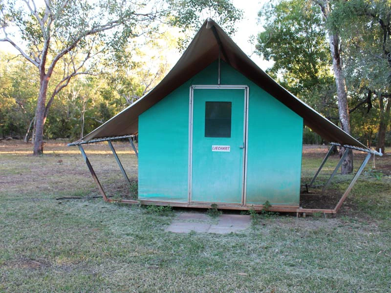 Zelt im Kakadu Nationalpark, Australien