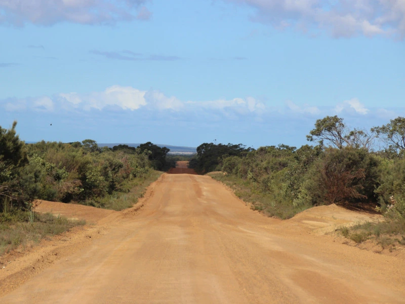 Straße auf Kangaroo Island, Australien